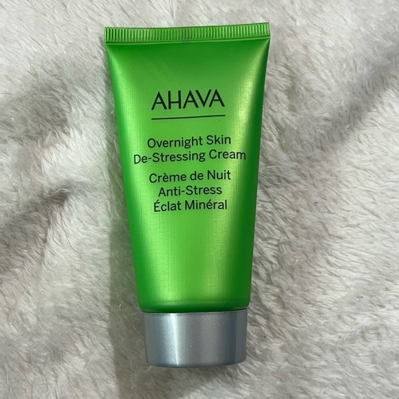 AHAVA Mineral Radiance Overnight De‑Stressing Cream Tube 50ml BRAND NEW/SEALED - Picture 2 of 5
